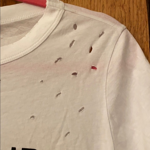 n:PHILANTHROPY BONJOUR Distressed T-shirt - Picture 4 of 5